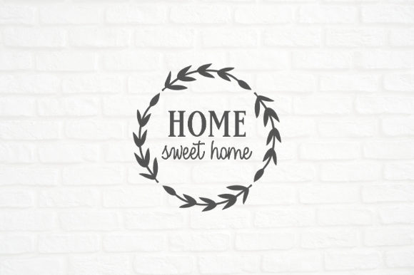 Home Sweet Home Farmhouse Wreath SVG Review