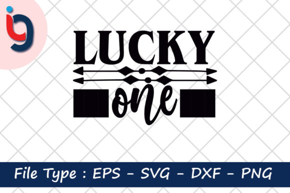 St Patrick's Day SVG Design, Lucky One