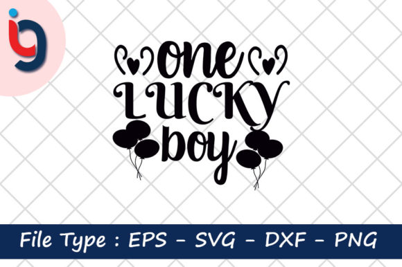 St Patrick's Day SVG Design, One Lucky Bo