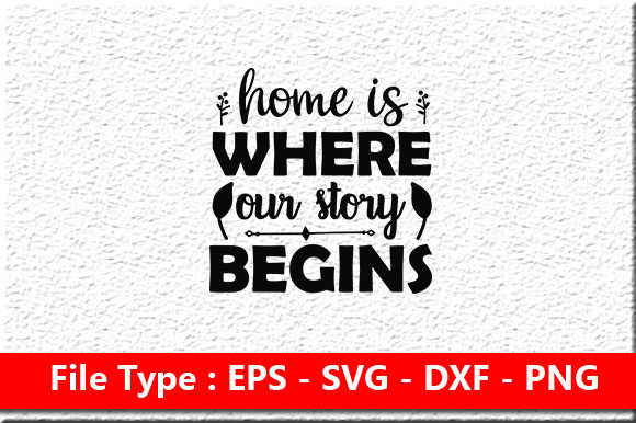 Super Family Svg Design, Home is Where O