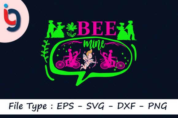 Valentine’s Day Svg Design,–Bee Mine Review